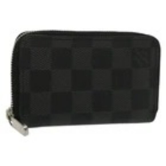 LOUIS VUITTON Damier Graphite Zippy Coin Purse N63076 LV Auth 137313 - Picture 1 of 16